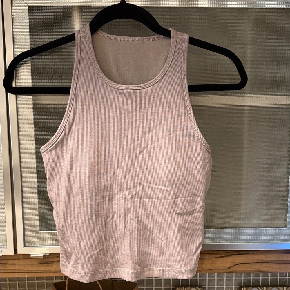 Vuori Pose Plyo Tank, S, light pinkish gray color, like new